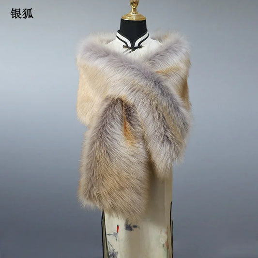 Winter Fur Women  Scarf