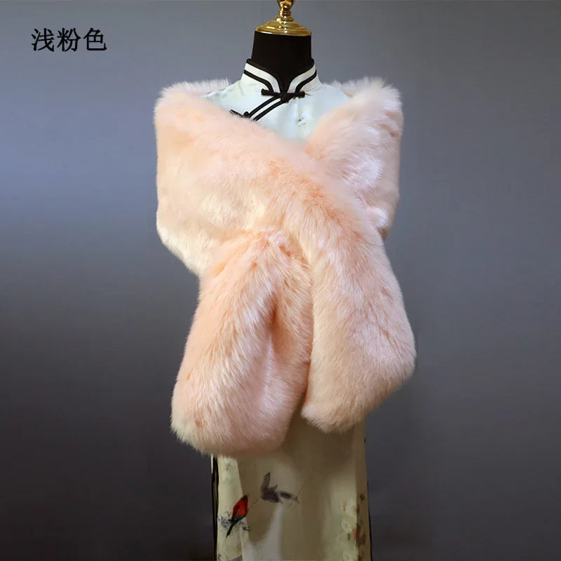 Winter Fur Women  Scarf