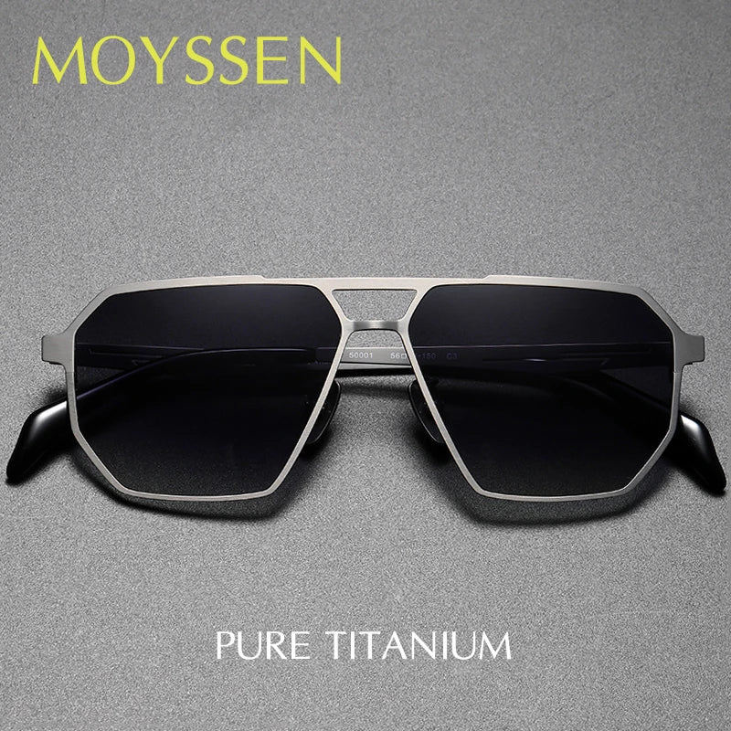 Men's Titanium Polarized Sunglasses.