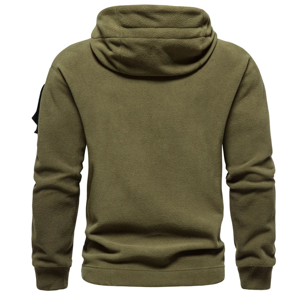 Men's Thick Polar Fleece Sweatshirt.