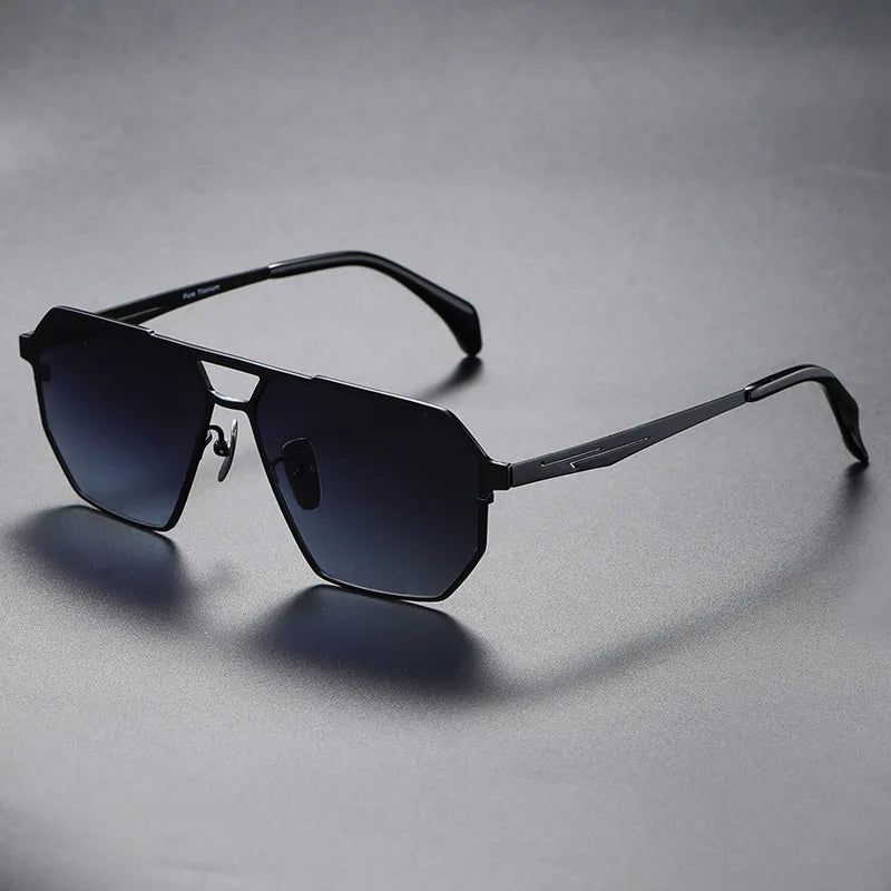 Men's Titanium Polarized Sunglasses.