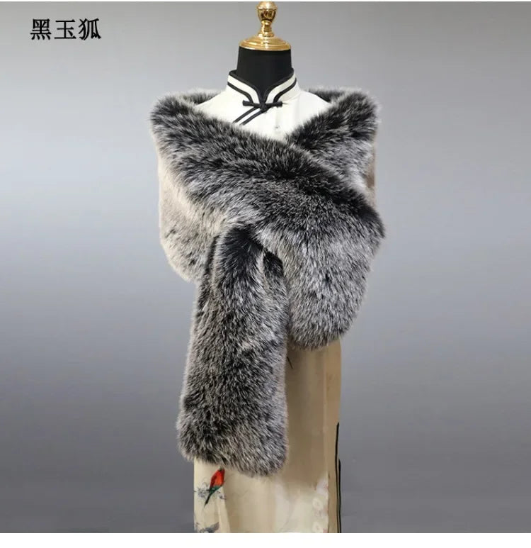 Winter Fur Women  Scarf