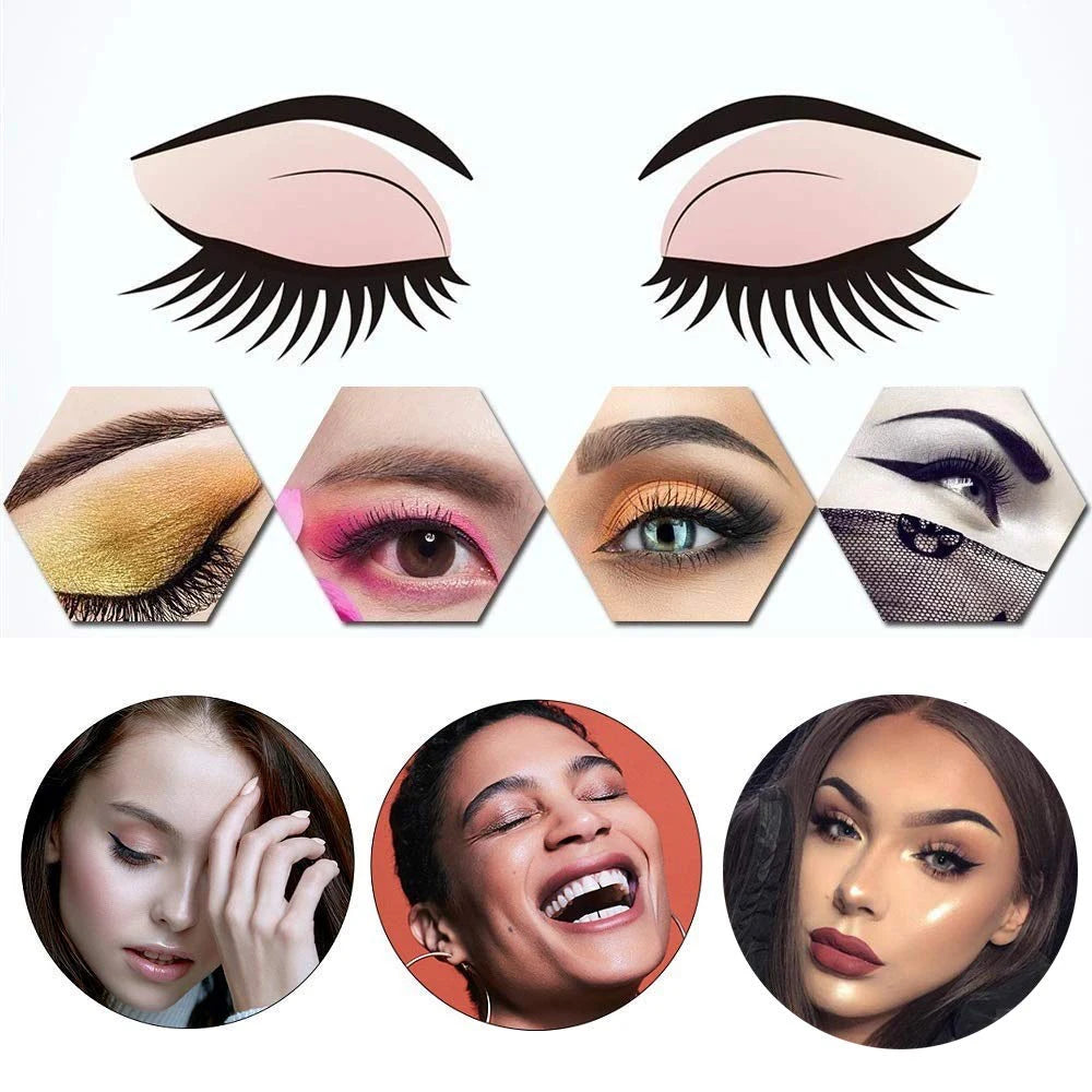 Grooming Shaping Balanced Template Eyebrow Makeup Magic Eye Brow Class Drawing Guide Eyebrow Stencil Card Template Helper