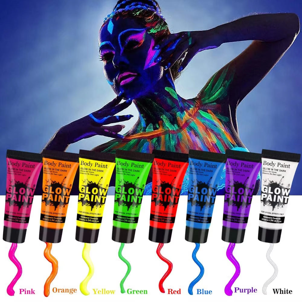 Face Body Painting Make up Face Color Eye Shadow Easy to Clean Makeup Body Paint Festival Halloween Makeup Body Paint